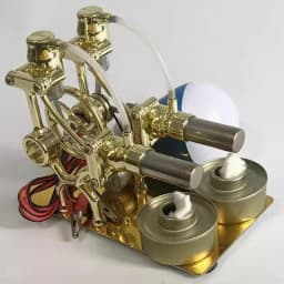 DIY Micro Model Steam Power Technology Science Science Generator Mini Hot Air Stirling Engine