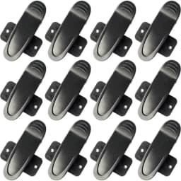 12PCS QingGear Black Ratcheting Case Belt Clip Buckle Tool Parts DIY Accessory