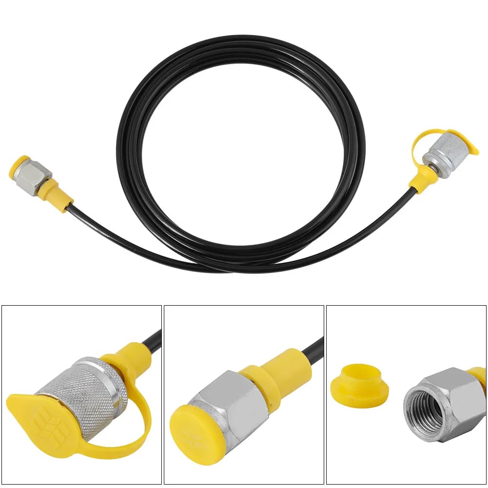 Hydraulic Pressure Test Hose 2.0m/6FT (M16*2-1/4BSP)Testing Coupling Point Hose Point Coupling Hose Test Coupling
