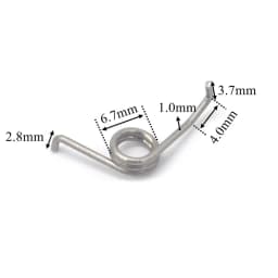 304 Stainless Steel Fishing Rod Drop Wheel Drum Wheel Spring Fishing Reel Gear Torsion Spring For Daiwa Spinning Wheel