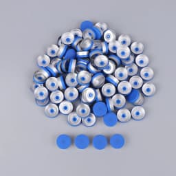 100pcs Medical Vial Cap Aluminum Cap Medical Bottle Cap OD 20mm Diameter Aluminum Flip Off Cap