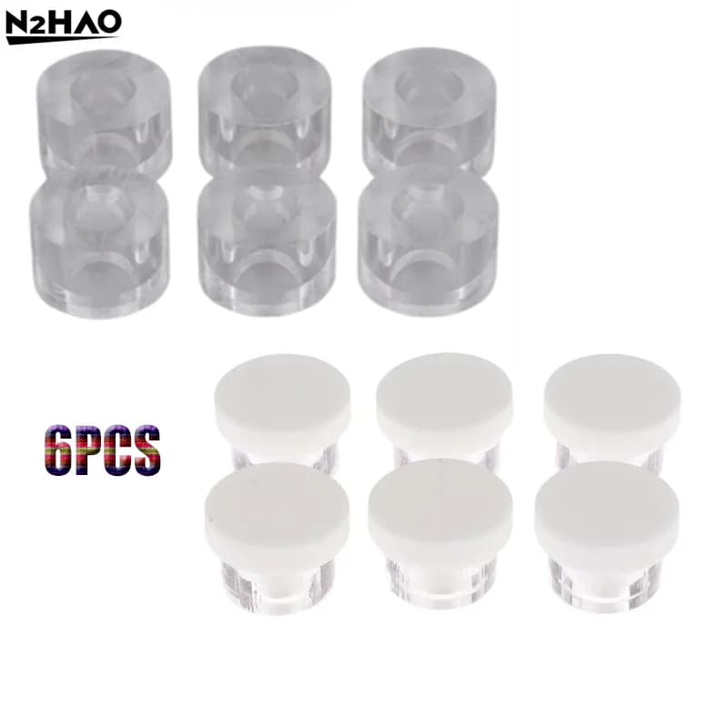 6pc Ceramic Coral Frag Bracket Easy Adjustable Cultivation Live SPS Rack Holder Marine Reef Fish Aquarium Landscaping Decoration