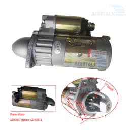 Starter QDJ138C, To Replace Old Design QD100C3 for Yangdong Y380T / Y385T, Also EPA Type