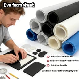 100x50cm EVA Foam Sheets Sound-Absorbing Noise Spone Foam Craft EVA Sheets Handmade Model Making Materia Thickness 3/5/10/15mm