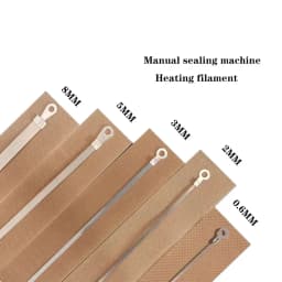 Replacement Heating Wires for Sealing Machine 10Pcs Heat Sealer Wire Strip Impulse Heat Sealer Parts 200/300/400/500mm