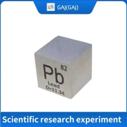 High-Purity Metallic Lead Cubes 10mm/15mm /25.4mm Periodic Phenotype Cubic Shape Pure Pb99.99% for Educational And Artistic Use