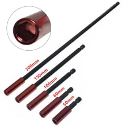50/60/100/150/300mm Quick Release Bit Holder Hex Shank Extended Connecting Rod 1/4" Magnetic Batch Head Tool Accessories