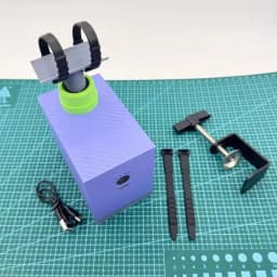 Automatic Mixer with Paint Bottle (19-42mm) with Fixtures - Mini Desktop Electric Paint Vibration Plate