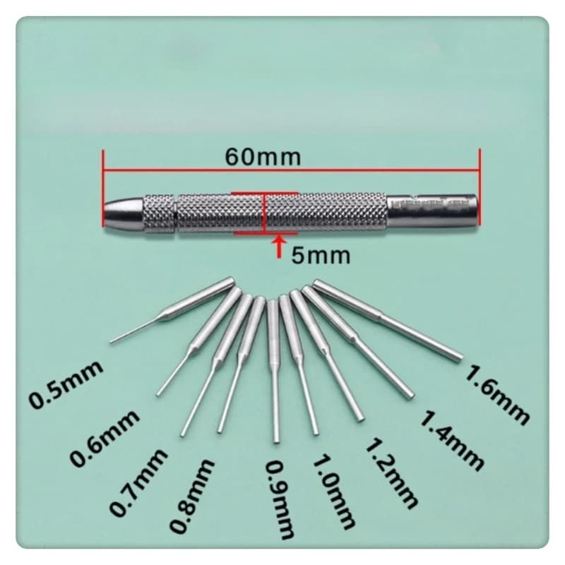 Watch Band Removal Tool Kit - Manual Spring Bar Punch Pin for Watch Strap Link Pin Repair & Replacement