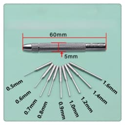 Watch Band Removal Tool Kit - Manual Spring Bar Punch Pin for Watch Strap Link Pin Repair & Replacement