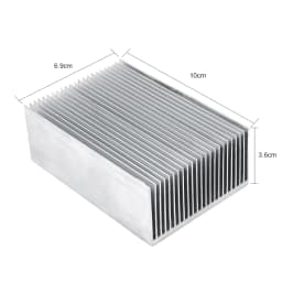 Aluminum Heatsink Aluminum Heatsink Heat Sink Cooling for Led Amplifier Transistor IC Module 100*69*36mm Cooler Heat Sink