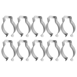 10pcs Spring Terry Clips Narrow Base Tool Stainless Steel Spring Terry Clamp Heavy Duty Tool Storage Rack 25mm 30mm 32mm 35mm