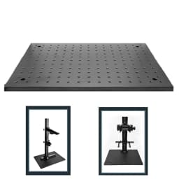 High Precision 300mm Optical Plate Breadboard Black Anodized Aluminum with M6 Tapped Mounting Holes