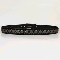 Hip Hop Metal Round Rivet Cowboy Belt Genuine Leather Cowskin Men Belt Punk Big Rivet Jeans Studded Belts For Men Ceinture Homme