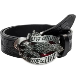 Western Men's Denim Belt Retro Belt Eagle Belt Buckle Hip-Hop Personality Retro Style Unisex Matching Jeans/Casual Pants Belt