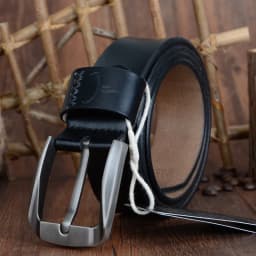 COWATHER Vintage style pin buckle cow genuine leather belts for men 130cm high quality mens belt cinturones hombre free shipping