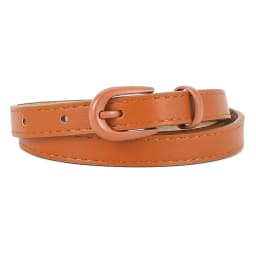 1.5x105cm Colorful Women's Belt Fashion Casual Versatile Jeans Accessories Pin Buckle Girdle Simple PU Leather Thin Waistband