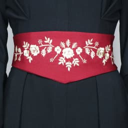 Chinese Tradtional Embroidery Flower Fabric Elastic Waistbands Women Elegant Wide Strechy Waist Belts Embroider Cinturon Flores