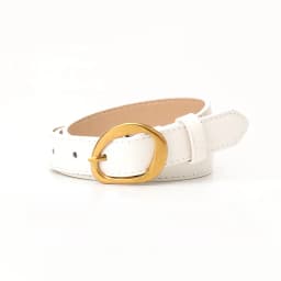 2.3x103cm Female Fashion Belt Simple Golden Metal Buckle Belt for Women Ladies Black Suit Jeans Dresses Clothing Accessories