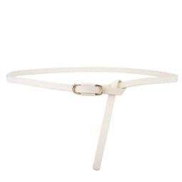 1x110cm Knotted Belt Vintage PU Leather Waistband Solid Color Vintage Decorative Belts Thin Dress Girdle For Women