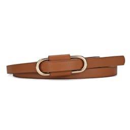 1x110cm Knotted Belt Vintage PU Leather Waistband Solid Color Vintage Decorative Belts Thin Dress Girdle For Women