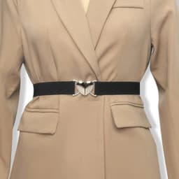 Gold Round Buckle Elastic Women Wide Belt Fashion White Black Brown Stretch Female Waist Belt Ladies Suit Coat Dress Waistband