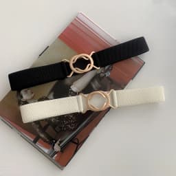 Gold Round Buckle Elastic Women Wide Belt Fashion White Black Brown Stretch Female Waist Belt Ladies Suit Coat Dress Waistband