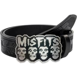 Western Men's Denim Belt Retro Belt Ghost Head Belt Buckle Hip-Hop Personality Retro Style Unisex Matching Jeans/Casual Pants Be
