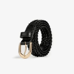 BEAUTODAY Woven Belts Women Ladies Genuine Cow Leather Metal Buckle Waistband Brand Designer Ladies Gifts Accessories 91091