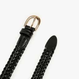 BEAUTODAY Woven Belts Women Ladies Genuine Cow Leather Metal Buckle Waistband Brand Designer Ladies Gifts Accessories 91091