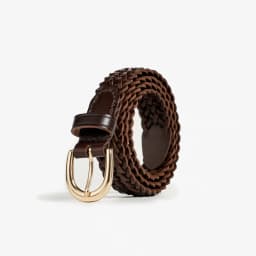 BEAUTODAY Woven Belts Women Ladies Genuine Cow Leather Metal Buckle Waistband Brand Designer Ladies Gifts Accessories 91091