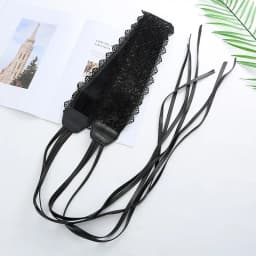 Fashion Lace Bow Women Belt Black Wide Corset Lace Up Waistband Female Dress Decor Waist Belt