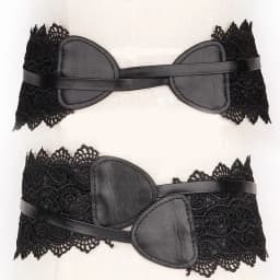 Fashion Lace Bow Women Belt Black Wide Corset Lace Up Waistband Female Dress Decor Waist Belt
