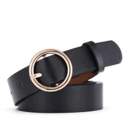 1PCS Korean Fashion Round Buckle Waist Belt High-end Versatile And Casual Fashion Skirt Decoration Waist Belt