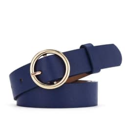 1PCS Korean Fashion Round Buckle Waist Belt High-end Versatile And Casual Fashion Skirt Decoration Waist Belt