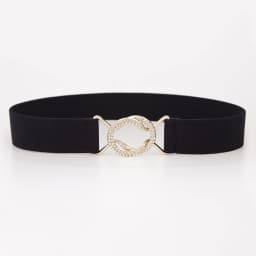 SISHION Plus Size S-XXL Black Women Waist Belts YD0046 Elastic Beading Golden Silver Bling Gothic Goth Corsets Belt