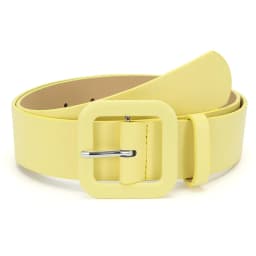 3.8x105cm Fashion Vintage Female Waistband Women Square Buckle Decorative Belt Candy Color Casual Pants Jeans Accessory Belts