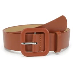 3.8x105cm Fashion Vintage Female Waistband Women Square Buckle Decorative Belt Candy Color Casual Pants Jeans Accessory Belts