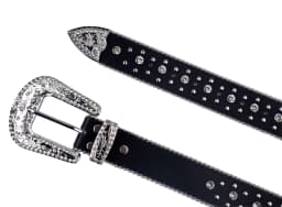 Punk Rhinestone Belt for men and women female fashion western jeans female jeans jewelry fashion design Y2K Jeans Belt