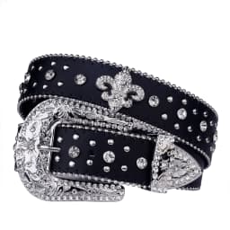 Punk Rhinestone Belt for men and women female fashion western jeans female jeans jewelry fashion design Y2K Jeans Belt