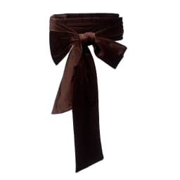 9x250cm Vintage Long Velvet Ribbon Waist Belt Ladies Bowknot Self Tie Wide Cummerbunds Women Black White Red Waistband
