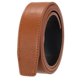 6 Color No Buckle Designer Mens Belts Body 3.5cm Wide Cowskin Genuine Leather High Quality Men Automatic Belt Body Kemer White