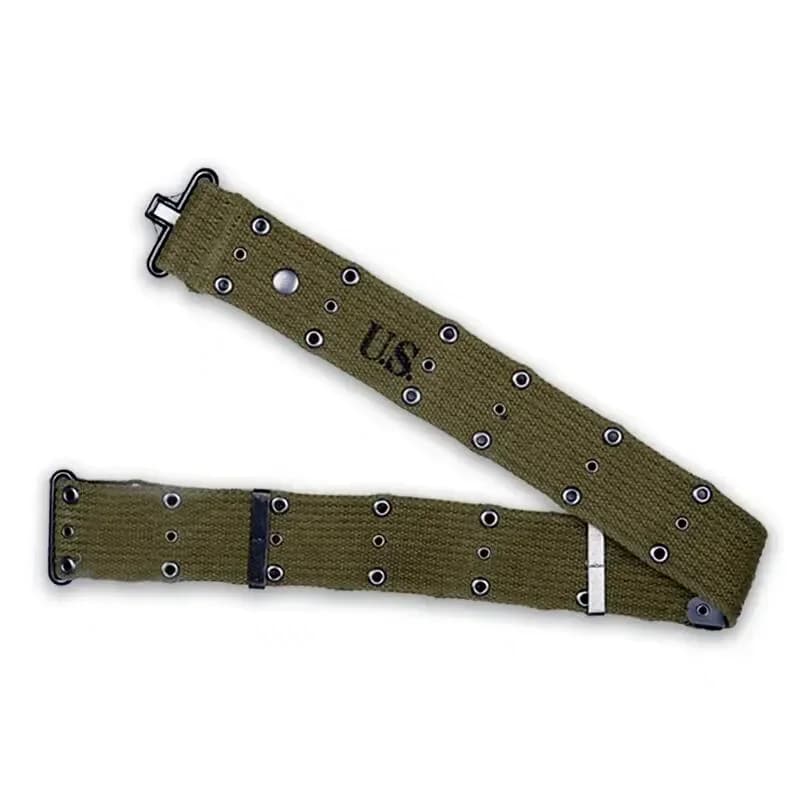 WWII WW2 M1945 Belt Three-hole Belt Khaki Green M1936 Replica of World War II Soldiers Dedicated M1961 Belt
