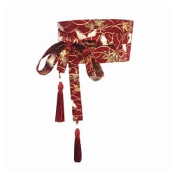 Japanese Kimono Belt Yukata Crane Haori Obi Waist Belts Tassel Women Corset Belt Wave Pattern Wide Belt