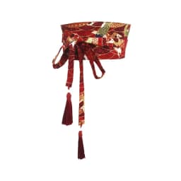 Japanese Kimono Belt Yukata Crane Haori Obi Waist Belts Tassel Women Corset Belt Wave Pattern Wide Belt