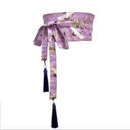 Japanese Kimono Belt Yukata Crane Haori Obi Waist Belts Tassel Women Corset Belt Wave Pattern Wide Belt