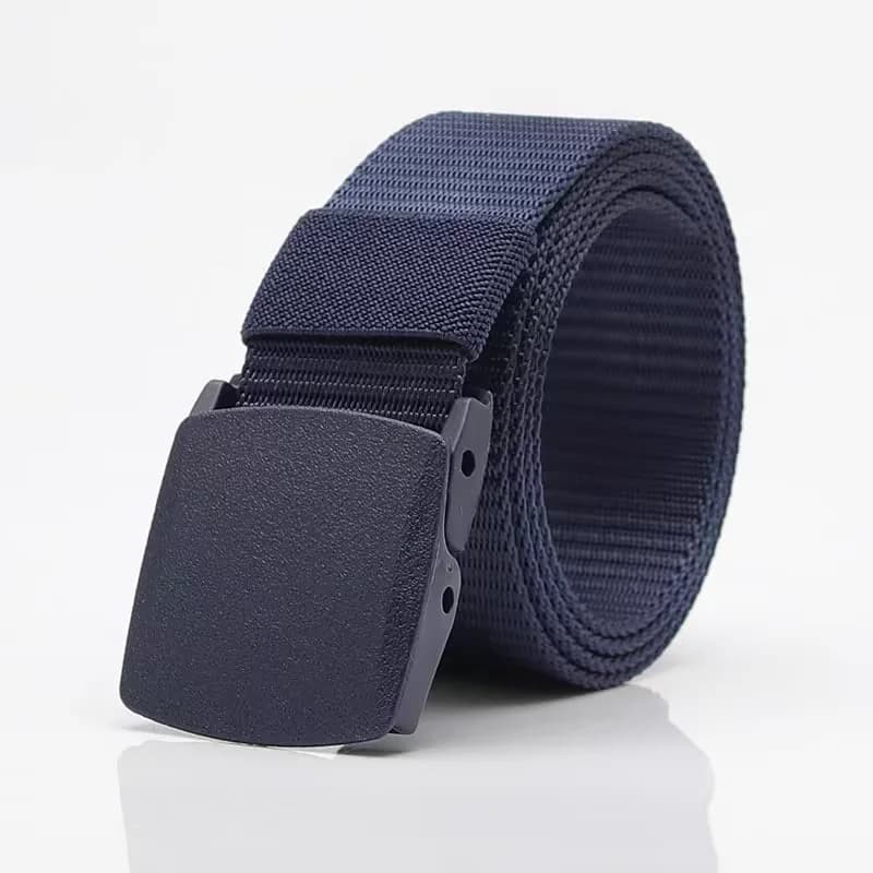 Automatic Buckle Nylon Men's Tactical Canvas Belts Premium Pants Sports Nylon Belts Black Blue Green
