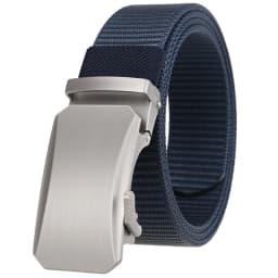Plyesxale Luxury Designer Mens Military Automatic Buckle Nylon Belts Top Quality Gray Beige Belts For Man Casual Waist Belt B70