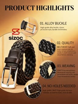 2025 Men Real Cowhide Belt Woven Casual Buckle Layer Hollow Hand Woven Fashion Couple Personalized Student Luxury Jeans Belt