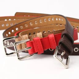 New Metal Full Eyelet Belt for Women's Belt Version Versatile Fashionable Hollowed Out Decorative Pu Belt 2.3cm